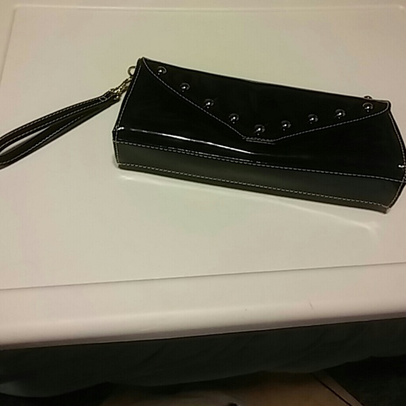 Black Studded Clutch - Picture 6 of 6